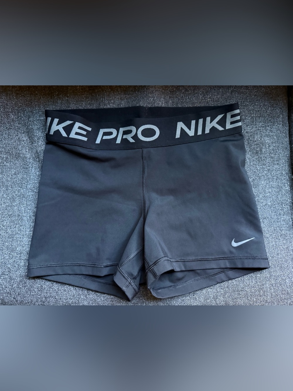 Nike Pro Dri Fit Compression Shorts Sz M Black Fitness Training